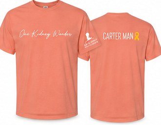 Coral One Kidney Wonder t-shirt